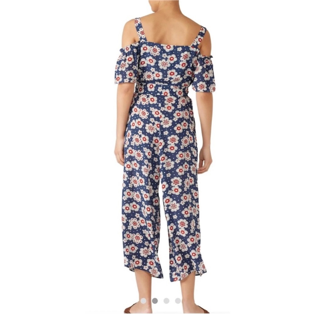 M.i.h. Jeans cold sholder silk floral jumpsuit